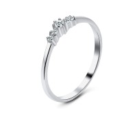 CZ Silver Ring NSR-2412